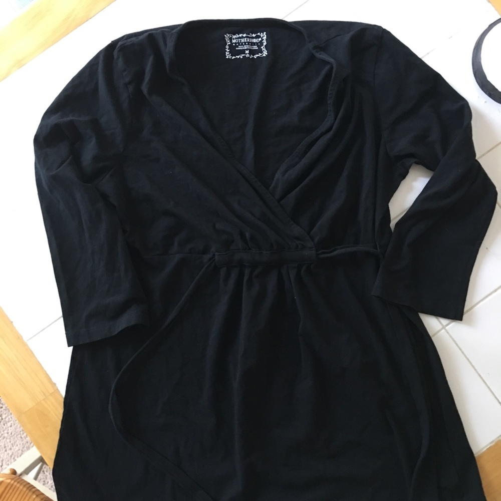 Motherhood Maternity black blouse